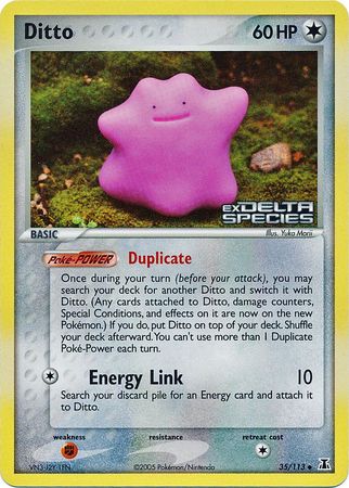 Ditto (35/113) (Stamped) [EX: Delta Species] | Nerdhalla Games