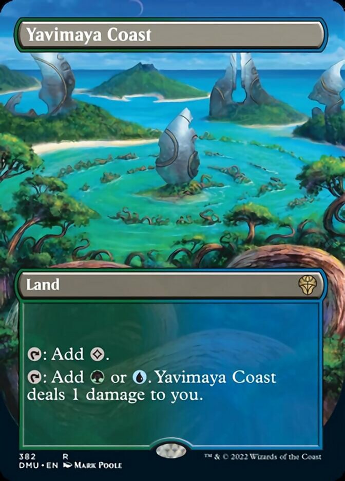 Yavimaya Coast (Borderless Alternate Art) [Dominaria United] | Nerdhalla Games