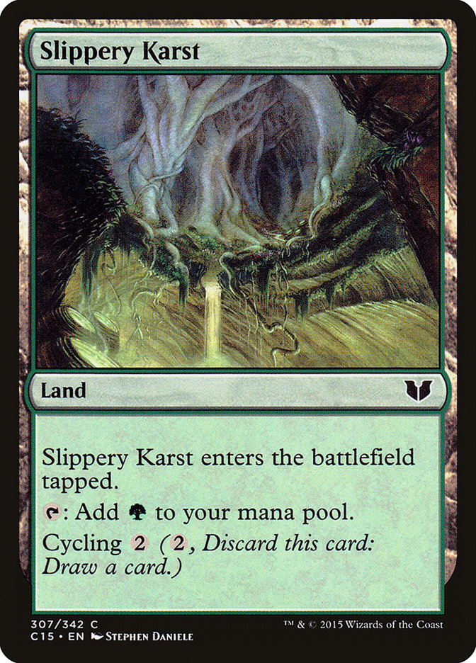 Slippery Karst [Commander 2015] | Nerdhalla Games