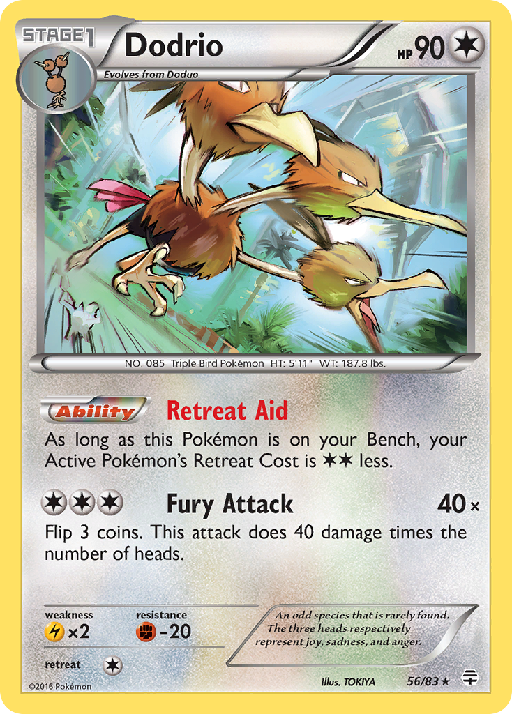 Dodrio (56/83) [XY: Generations] | Nerdhalla Games