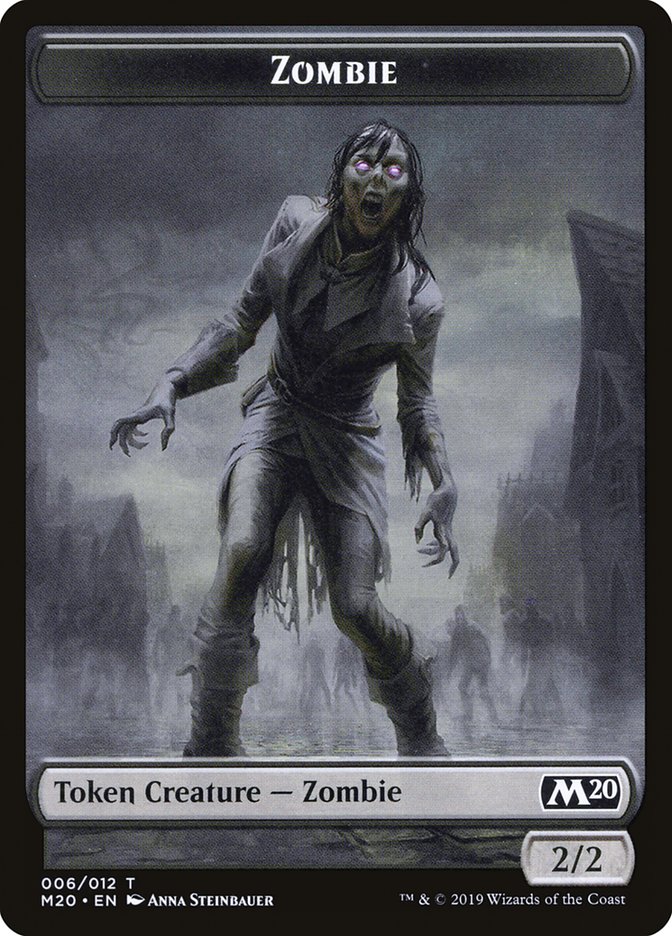 Soldier // Zombie Double-Sided Token [Game Night 2019 Tokens] | Nerdhalla Games