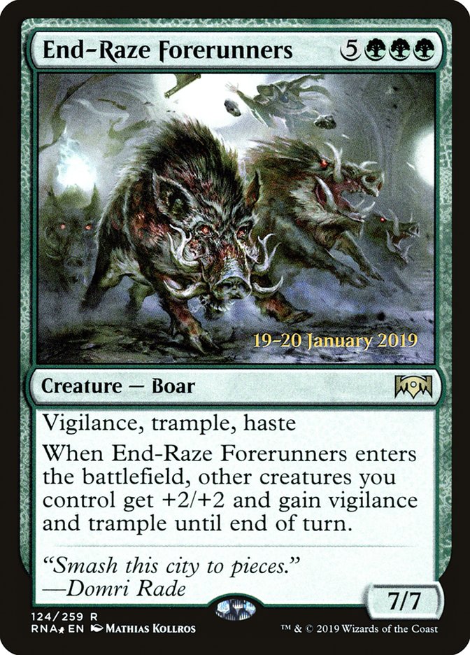 End-Raze Forerunners [Ravnica Allegiance Prerelease Promos] | Nerdhalla Games