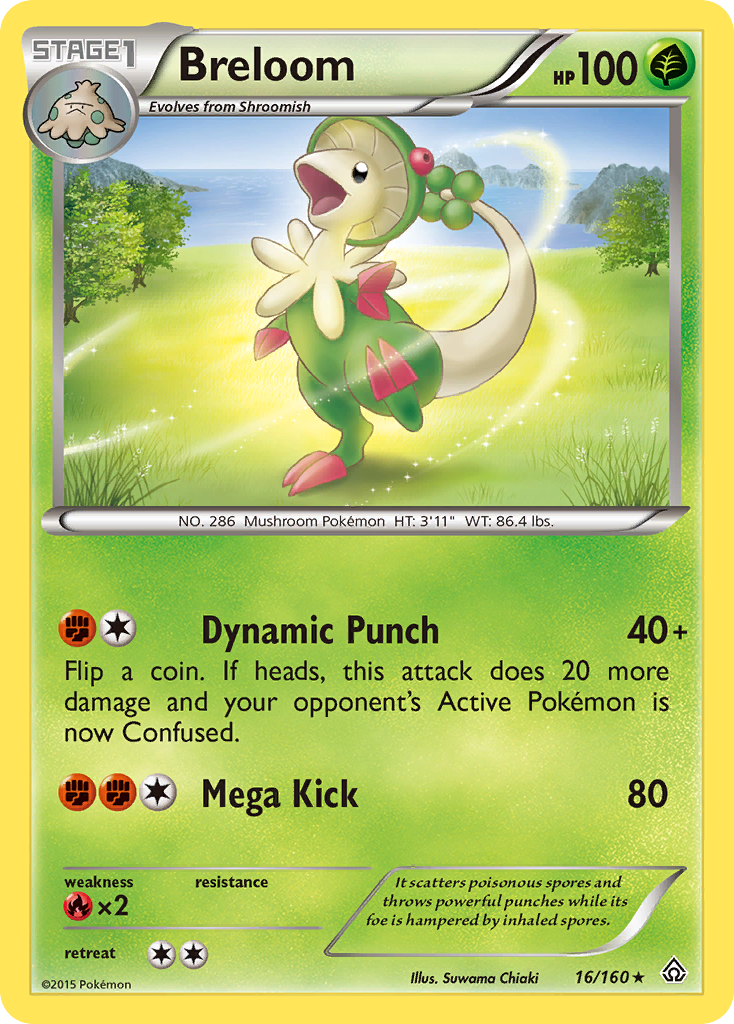 Breloom (16/160) [XY: Primal Clash] | Nerdhalla Games