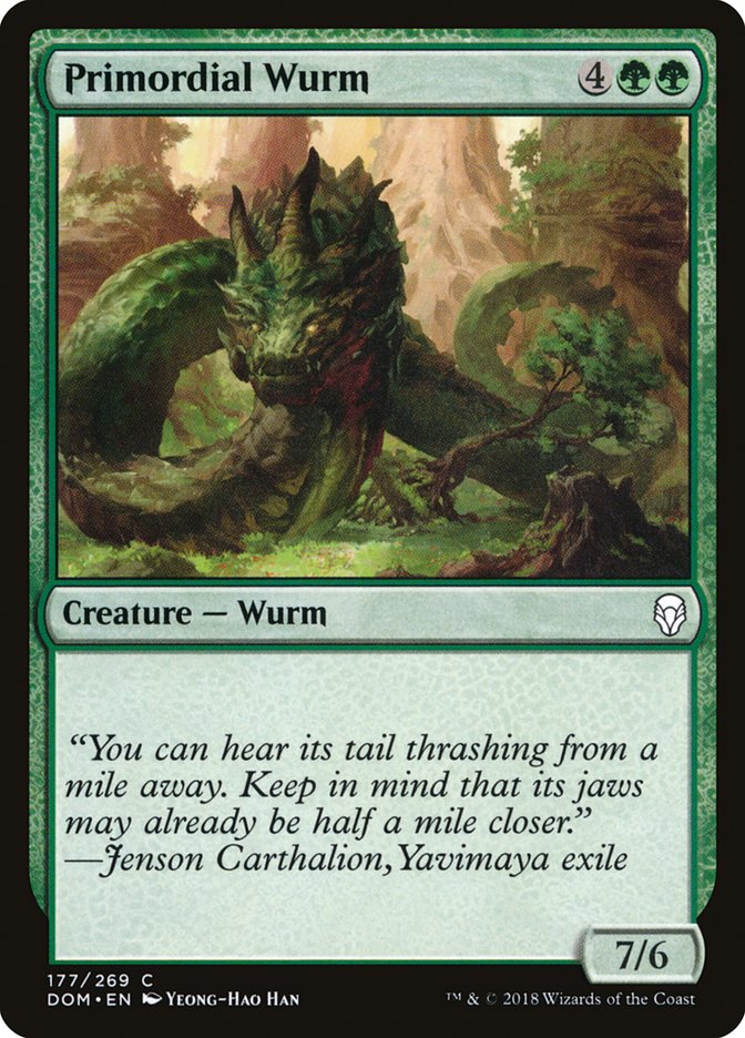 Primordial Wurm [Dominaria] | Nerdhalla Games