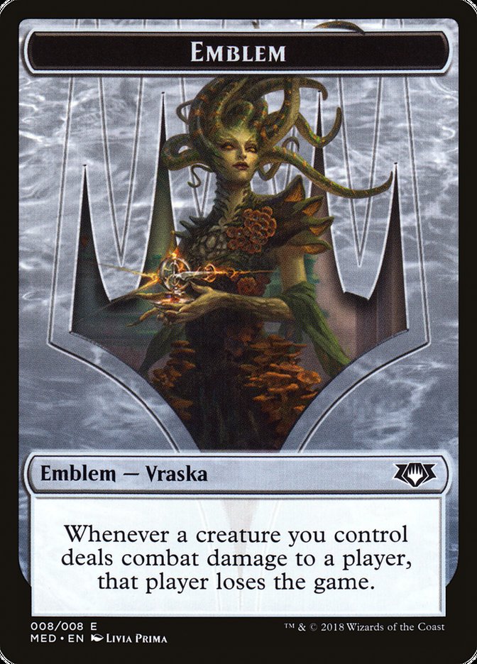 Vraska, Golgari Queen Emblem [Mythic Edition Tokens] | Nerdhalla Games