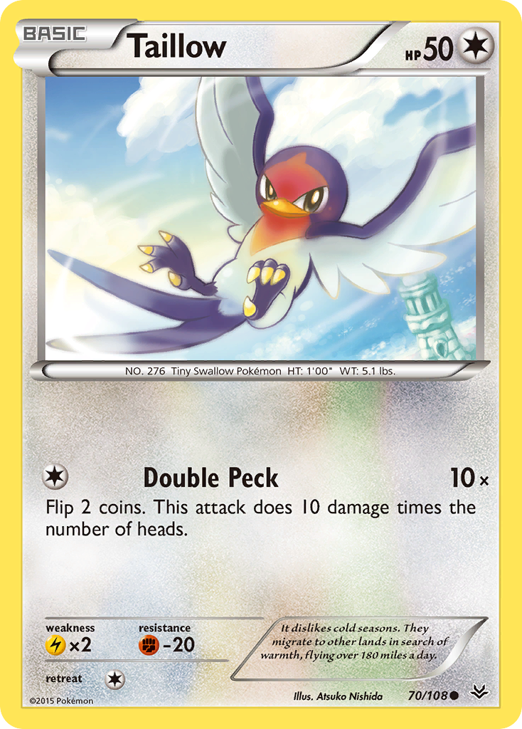 Taillow (70/108) [XY: Roaring Skies] | Nerdhalla Games