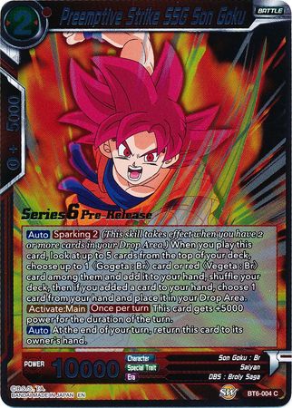 Preemptive Strike SSG Son Goku [BT6-004_PR] | Nerdhalla Games