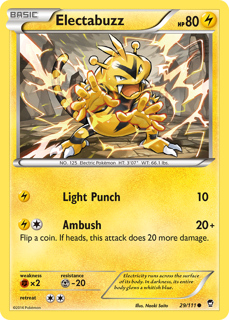 Electabuzz (29/111) [XY: Furious Fists] | Nerdhalla Games