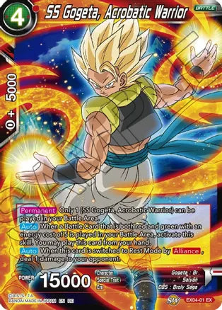 SS Gogeta, Acrobatic Warrior [EX04-01] | Nerdhalla Games