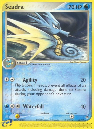 Seadra (40/97) [EX: Dragon] | Nerdhalla Games