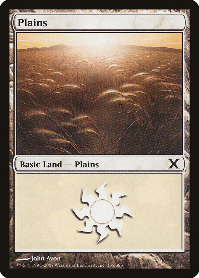 Plains (365) [Tenth Edition] | Nerdhalla Games