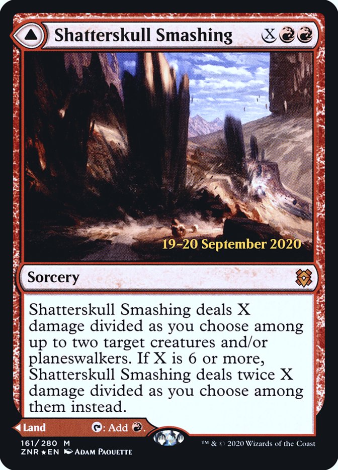 Shatterskull Smashing // Shatterskull, the Hammer Pass  [Zendikar Rising Prerelease Promos] | Nerdhalla Games