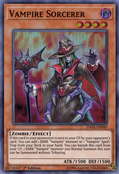 Vampire Sorcerer [DASA-EN049] Super Rare | Nerdhalla Games