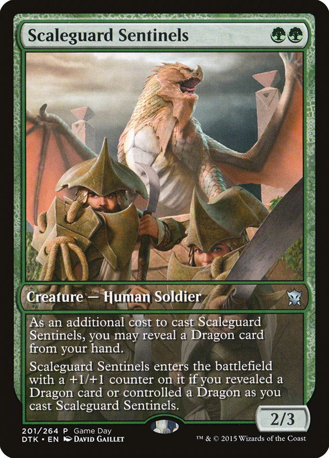 Scaleguard Sentinels (Game Day) [Dragons of Tarkir Promos] | Nerdhalla Games