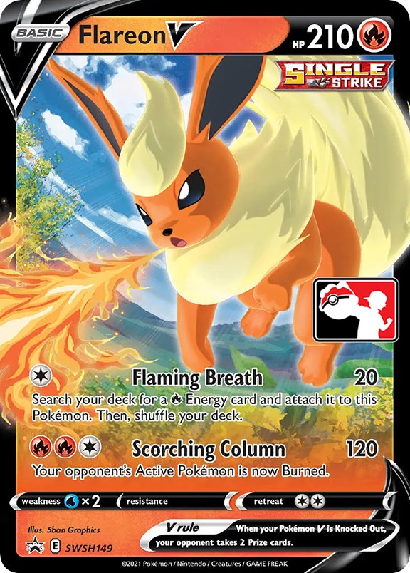 Flareon V (SWSH149) [Prize Pack Series One] | Nerdhalla Games