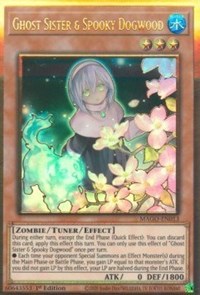 Ghost Sister & Spooky Dogwood (Alternate Art) [MAGO-EN013] Gold Rare | Nerdhalla Games