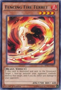 Fencing Fire Ferret [BP03-EN107] Rare | Nerdhalla Games