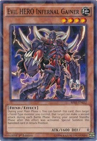 Evil HERO Infernal Gainer (Shatterfoil) [BP03-EN032] Common | Nerdhalla Games