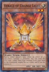 Herald of Orange Light (Shatterfoil) [BP03-EN050] Shatterfoil Rare | Nerdhalla Games