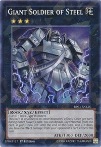 Giant Soldier of Steel (Shatterfoil) [BP03-EN126] Rare | Nerdhalla Games