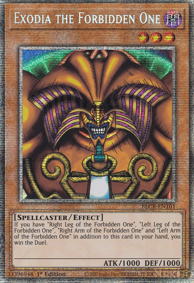 Exodia the Forbidden One [BLCR-EN101] Starlight Rare | Nerdhalla Games