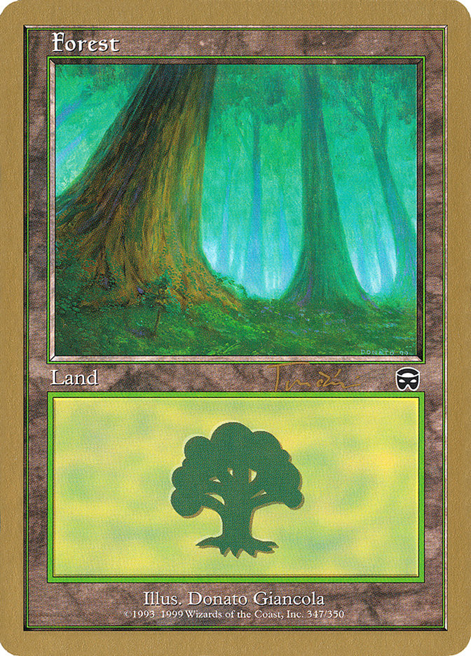 Forest (jt347a) (Jan Tomcani) [World Championship Decks 2001] | Nerdhalla Games