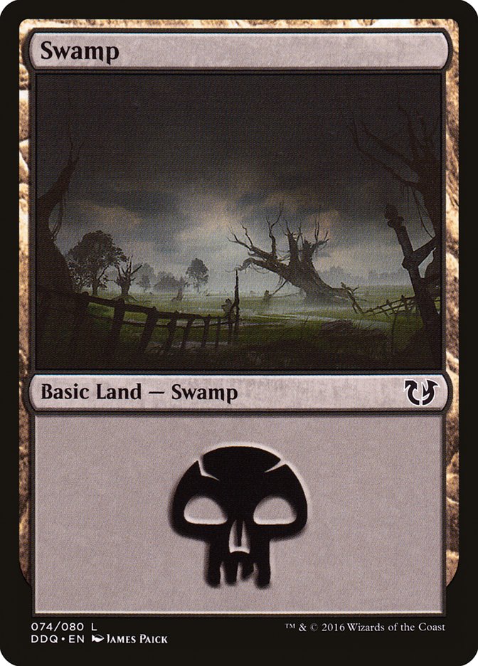 Swamp (74) [Duel Decks: Blessed vs. Cursed] | Nerdhalla Games