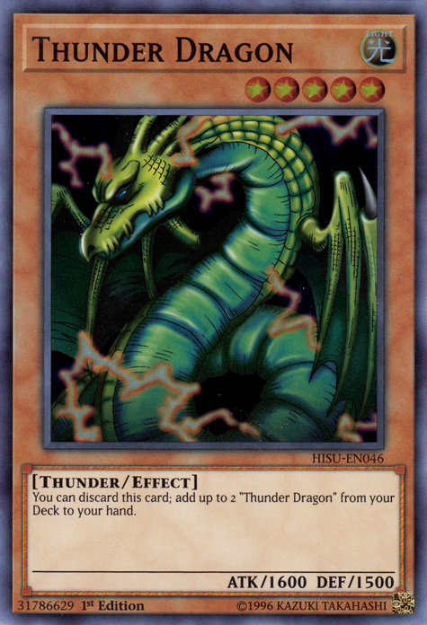 Thunder Dragon [HISU-EN046] Super Rare | Nerdhalla Games