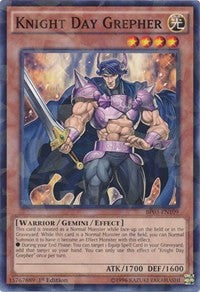 Knight Day Grepher (Shatterfoil) [BP03-EN109] Rare | Nerdhalla Games