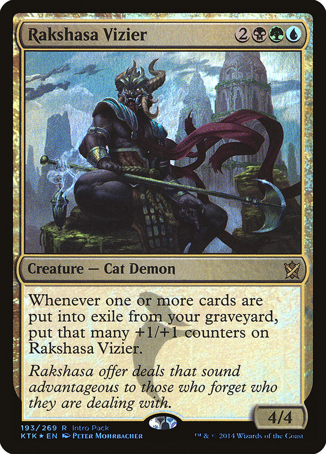 Rakshasa Vizier (Intro Pack) [Khans of Tarkir Promos] | Nerdhalla Games