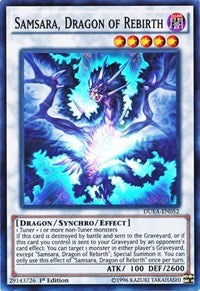 Samsara, Dragon of Rebirth [DUEA-EN052] Super Rare | Nerdhalla Games