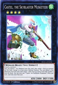 Castel, the Skyblaster Musketeer [DUEA-EN054] Super Rare | Nerdhalla Games