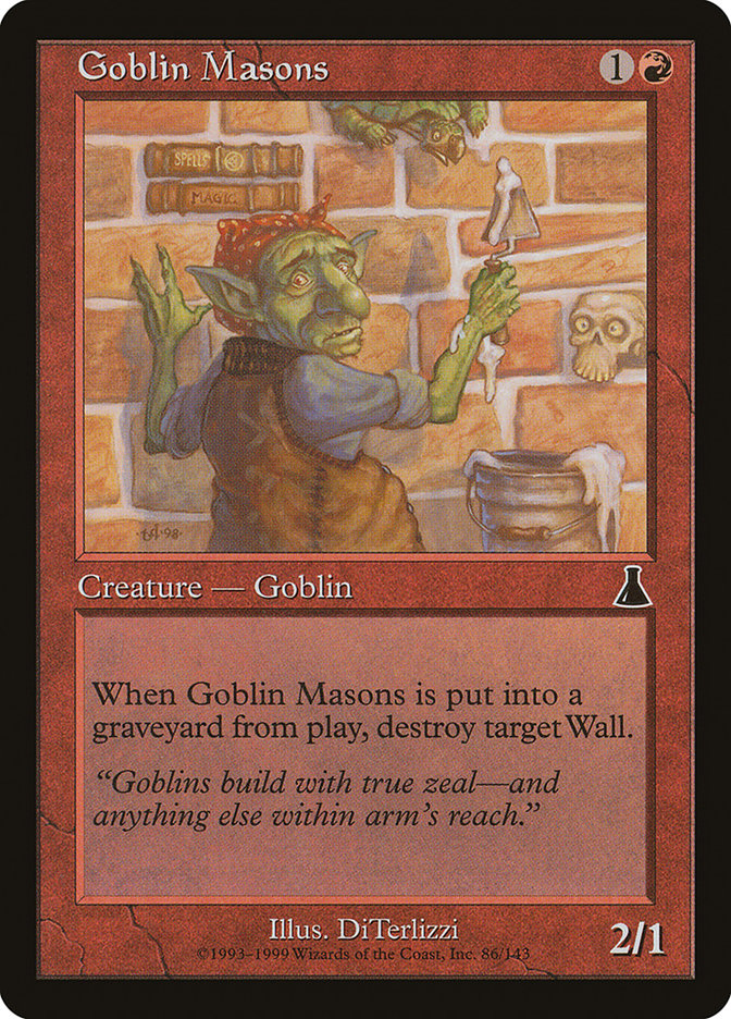 Goblin Masons [Urza's Destiny] | Nerdhalla Games