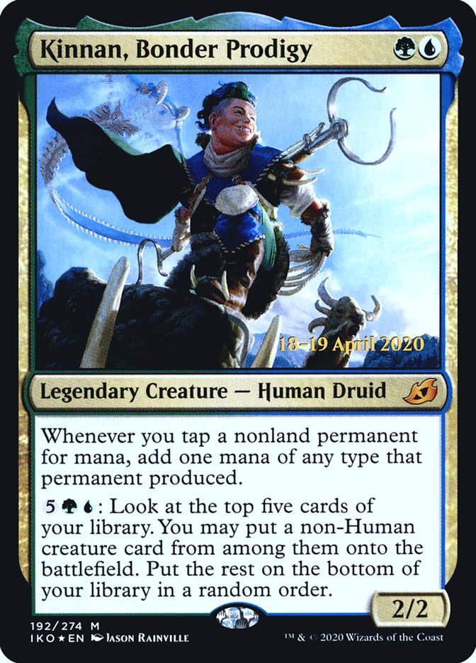 Kinnan, Bonder Prodigy  [Ikoria: Lair of Behemoths Prerelease Promos] | Nerdhalla Games