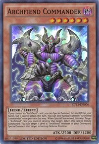 Archfiend Commander [CT11-EN006] Super Rare | Nerdhalla Games