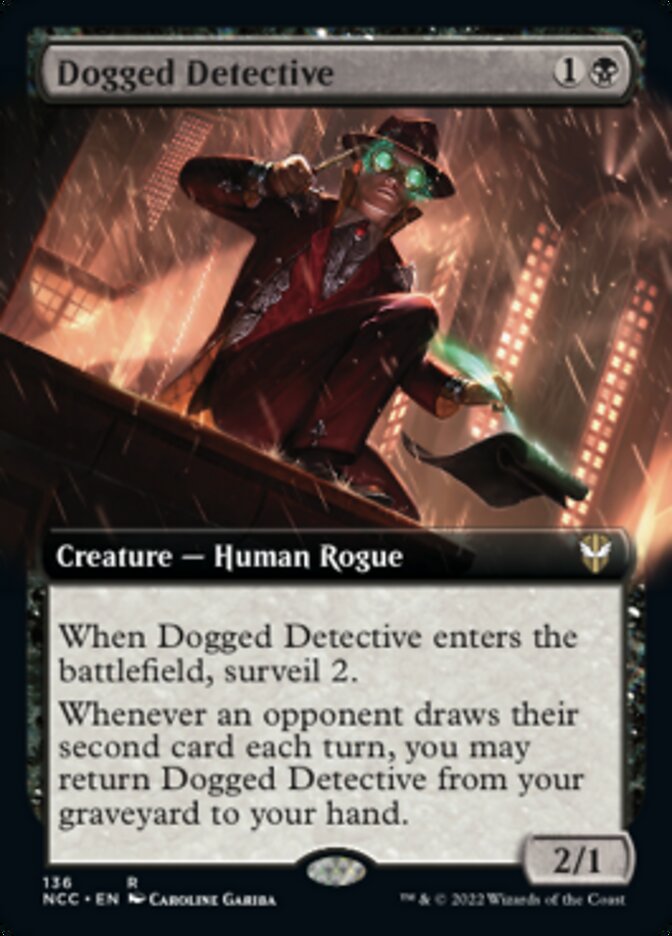 Dogged Detective (Extended Art) [Streets of New Capenna Commander] | Nerdhalla Games