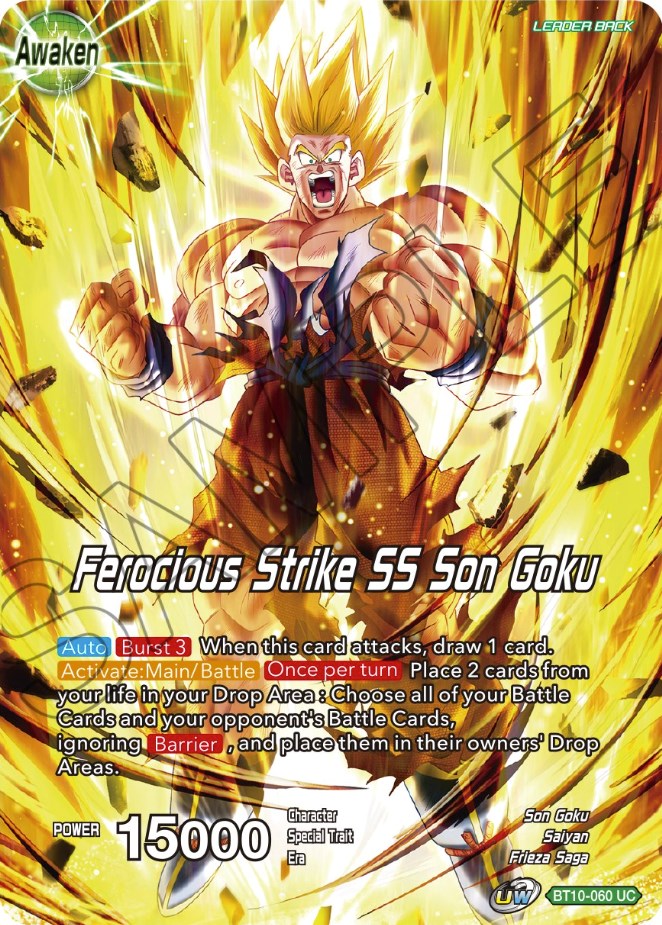 Son Goku // Ferocious Strike SS Son Goku (BT10-060) [Theme Selection: History of Son Goku] | Nerdhalla Games