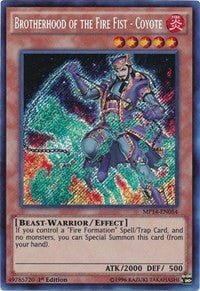 Brotherhood of the Fire Fist - Coyote [MP14-EN054] Secret Rare | Nerdhalla Games