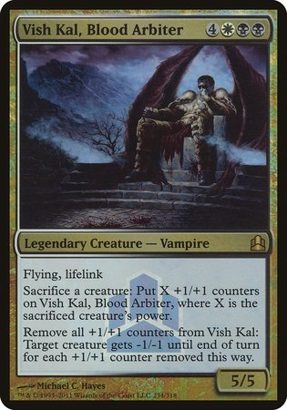 Vish Kal, Blood Arbiter (Commander Launch Promo) [Commander 2011 Launch Party] | Nerdhalla Games