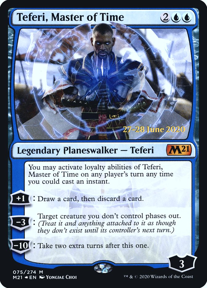 Teferi, Master of Time  [Core Set 2021 Prerelease Promos] | Nerdhalla Games