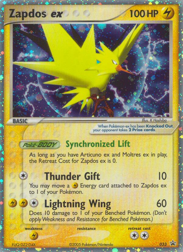 Zapdos ex (033) [Nintendo: Black Star Promos] | Nerdhalla Games