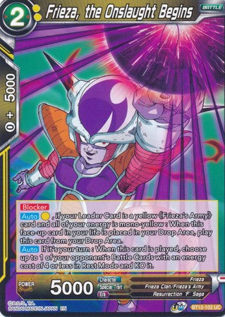 Frieza, the Onslaught Begins [BT12-102] | Nerdhalla Games