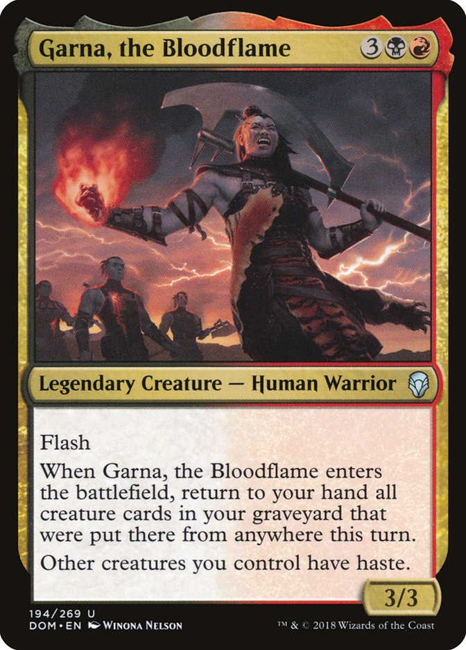 Garna, the Bloodflame [Dominaria] | Nerdhalla Games