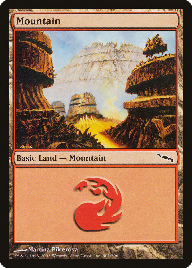 Mountain (301) [Mirrodin] | Nerdhalla Games