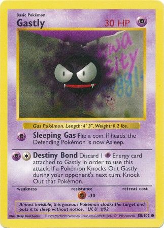 Gastly (50/102) [Base Set Shadowless Unlimited] | Nerdhalla Games