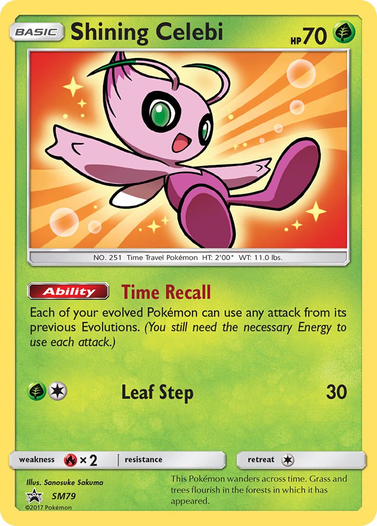 Shining Celebi (SM79) [Sun & Moon: Black Star Promos] | Nerdhalla Games