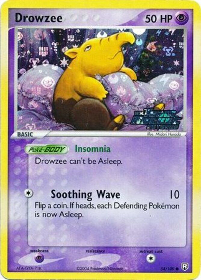 Drowzee (54/109) (Stamped) [EX: Team Rocket Returns] | Nerdhalla Games