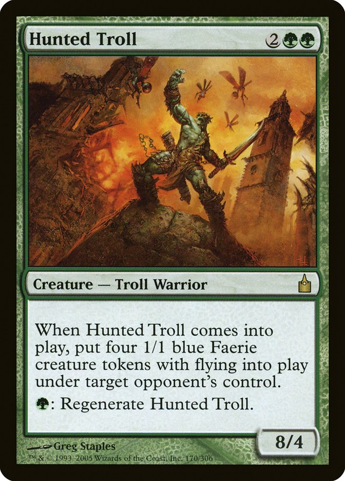 Hunted Troll [Ravnica: City of Guilds] | Nerdhalla Games