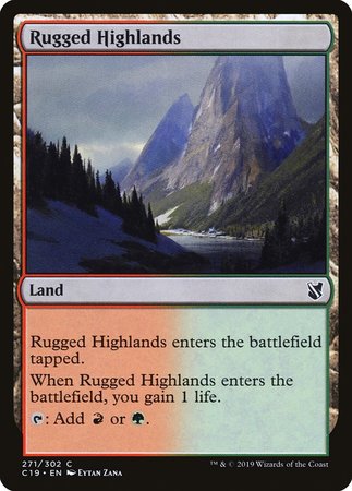 Rugged Highlands [Commander 2019] | Nerdhalla Games