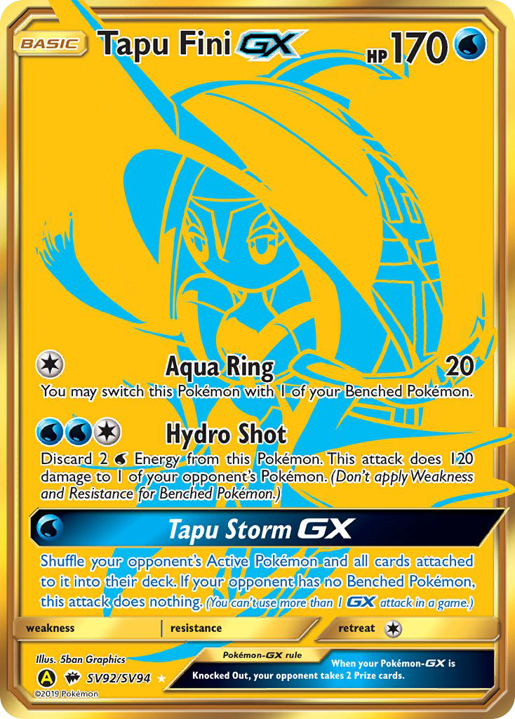 Tapu Fini GX (SV92/SV94) [Sun & Moon: Hidden Fates - Shiny Vault] | Nerdhalla Games